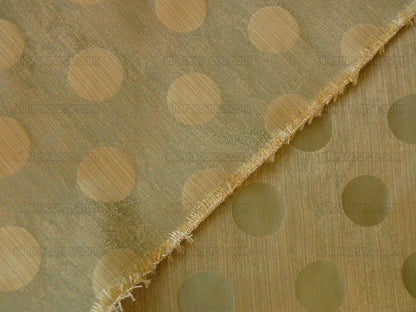 B. Berger Duralee 100% Silk Damask Polka Dot "pine" Green Reversible Strie and Satin Mid-Century MSRP USD 250/Y