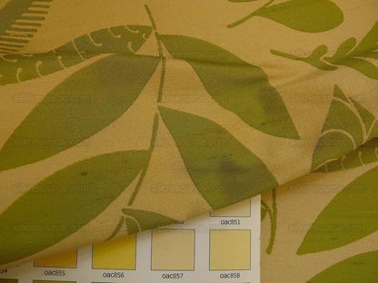 100% Silk Damask Fairy Tale Tree Of Life "spring" Green Thick Josef Frank MSRP USD356/Y