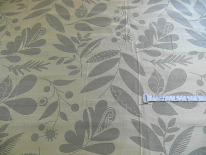 100% Silk Damask Fairy Tale Tree Of Life "grey" Thick Josef Frank MSRP USD356/Y