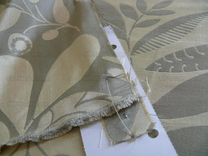 100% Silk Damask Fairy Tale Tree Of Life "grey" Thick Josef Frank MSRP USD356/Y