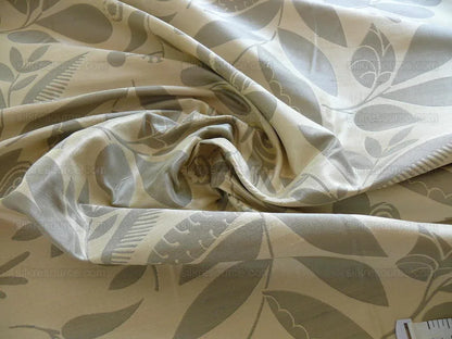 100% Silk Damask Fairy Tale Tree Of Life "grey" Thick Josef Frank MSRP USD356/Y