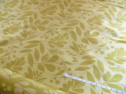 100% Silk Damask Fairy Tale Tree Of Life "grass" Green Thick Josef Frank MSRP USD356/Y