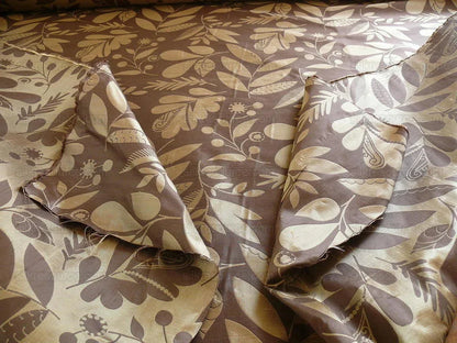 100% Silk Damask Fairy Tale Tree Of Life "chocolate" Brown Thick Josef Frank MSRP USD356/Y