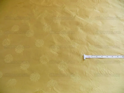 Bty 100% Silk Damask Loop Doodle "butterscotch" Yellow Gold MSRP USD 200+/Y