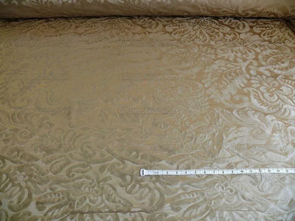 by yard Abstract "papercut"silk Swirl-cloud Grey Silver Granito