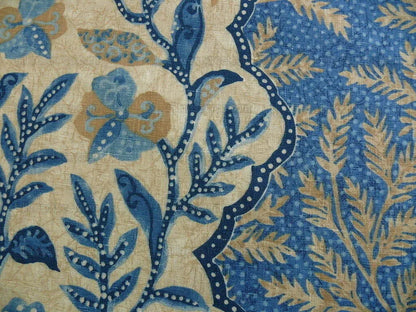 Lee Jofa"bosphorus" Linen Blue & White Vine