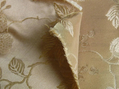 100%silk Damask Summer Berry "sunkissed" Gold Nimbus Art Nouveau William Morris