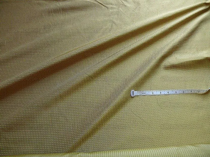 100% Silk Jacquard Dashed Square Texture "marjoram" Green Plaid