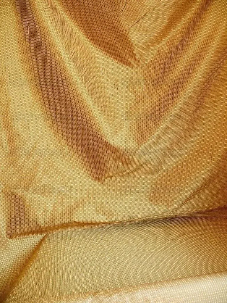 100% Silk Jacquard Dashed Square Texture "coin" Gold Plaid