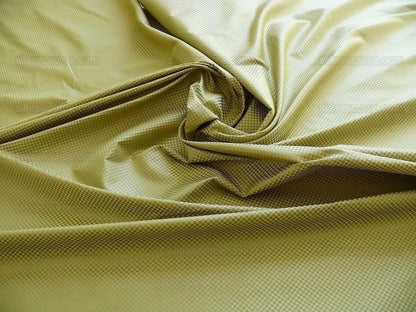 High End 100% Silk Mini Check "arcadia" Green Heavy! MSRP USD275/Y