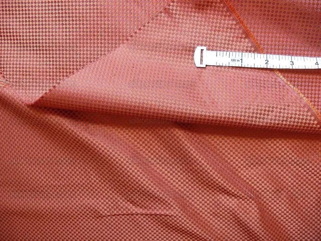 High End 100% Silk Mini Check "monarch" Red Heavy! MSRP USD275/Y