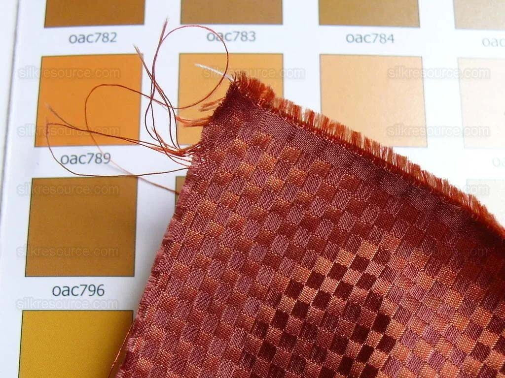 High End 100% Silk Mini Check "monarch" Red Heavy! MSRP USD275/Y