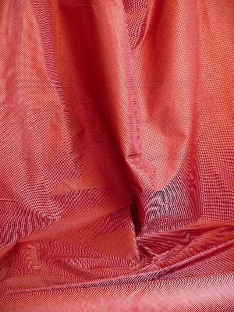 High End 100% Silk Mini Check "monarch" Red Heavy! MSRP USD275/Y