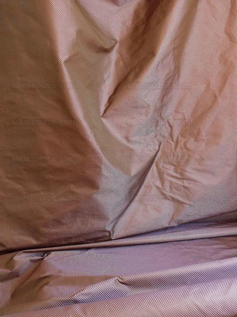 High End 100% Silk Mini Check "plum" Purple Heavy! MSRP USD275/Y