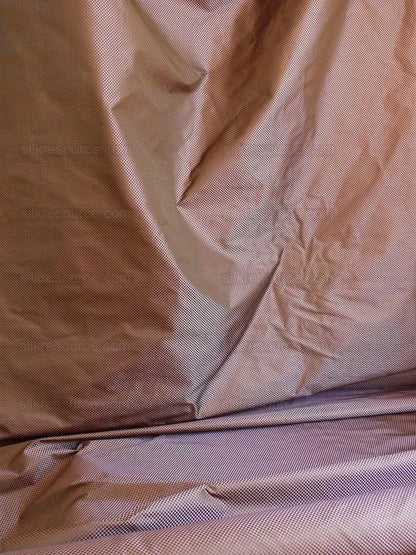 High End 100% Silk Mini Check "plum" Purple Heavy! MSRP USD275/Y