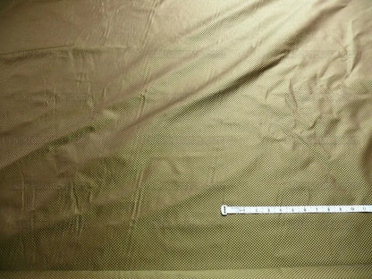 High End 100% Silk Mini Check "stem" Green Bronze Brown Heavy! MSRP USD275/Y