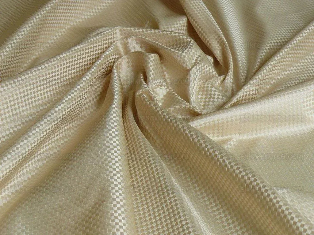 High End 100% Silk Mini Check "salt" Bright White Heavy! MSRP USD275/Y