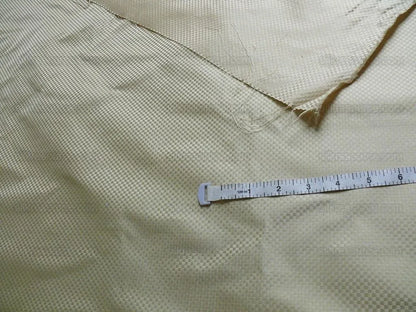 High End 100% Silk Mini Check "salt" Bright White Heavy! MSRP USD275/Y