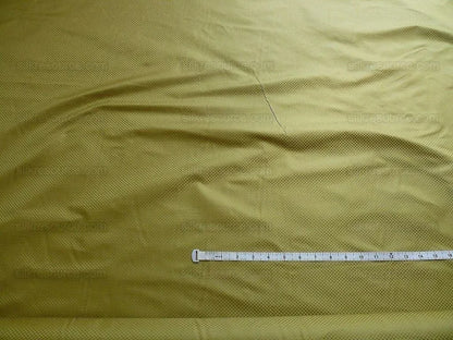 High End 100% Silk Mini Check "wheat" Gold Heavy! MSRP USD275/Y