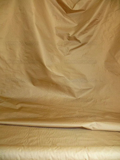 High End 100% Silk Mini Check "vinegar" Gold Heavy! MSRP USD275/Y