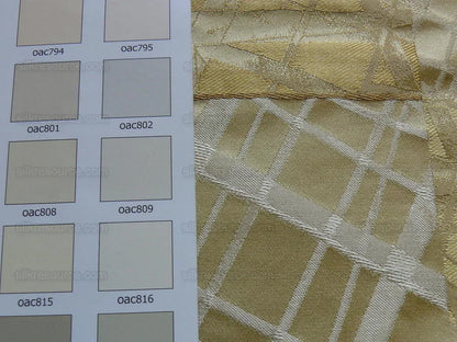 100% Silk Jacquard Mirror Square "creme" Gold Cream MSRP USD 230/y
