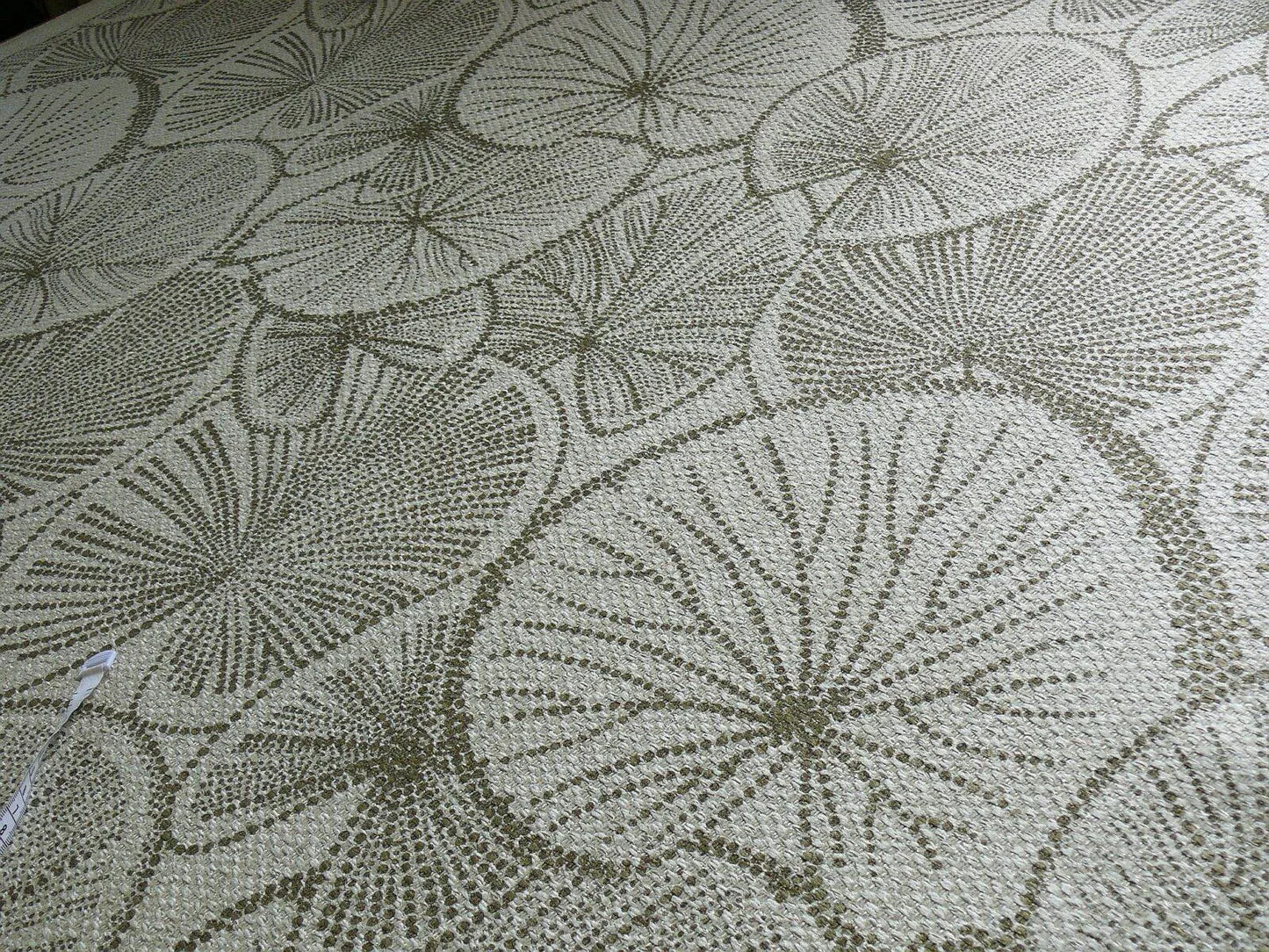 Brunschwig &amp; Fils Del Lago Tropical Print On Speckled Chenille Bty #387