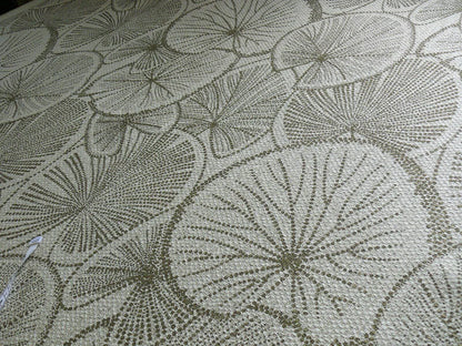 Brunschwig &amp; Fils Del Lago Tropical Print On Speckled Chenille Bty #387