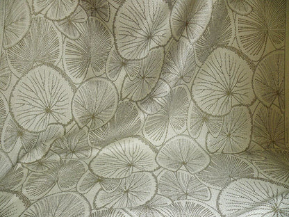 Brunschwig &amp; Fils Del Lago Tropical Print On Speckled Chenille Bty #387