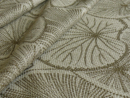 Brunschwig &amp; Fils Del Lago Tropical Print On Speckled Chenille Bty #387