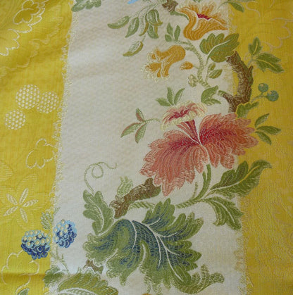 Scalamandre Colony  Villa Lante Stripe Multi on Yellow &amp; Bisque MSRP USD 578/Y