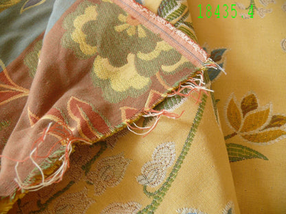 By yard  Kravet Couture Garden Blossoms Flower Tapestry Yellow Gold Red Blue Rose MSRP USD109/Y