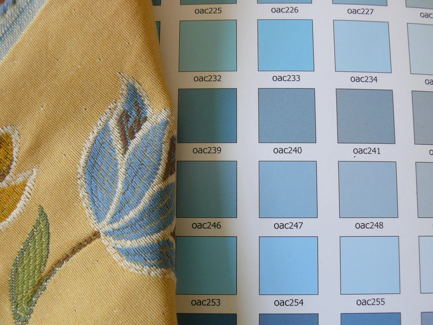 By yard  Kravet Couture Garden Blossoms Flower Tapestry Yellow Gold Red Blue Rose MSRP USD109/Y