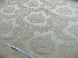 Scalamandre Classic Point Ii Damask Beige White Cotton (#841) MSRP USD 200/Y