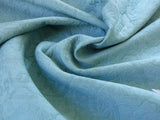 1.5y Lee Jofa Fabric - Palma Matelasse Wedgwood Blue Aqua MSRP USD250/y