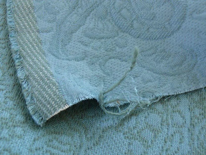 1.5y Lee Jofa Fabric - Palma Matelasse Wedgwood Blue Aqua MSRP USD250/y