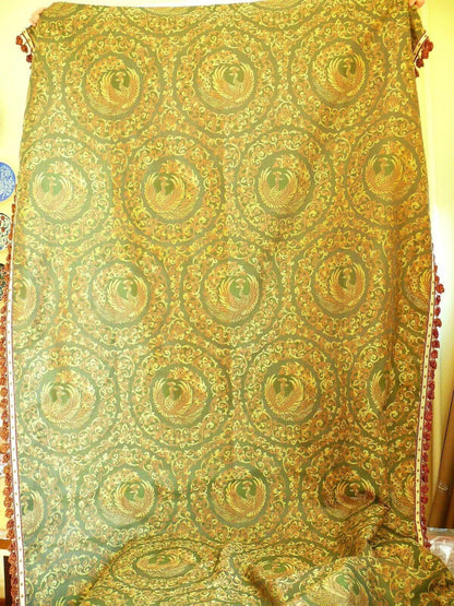 Custom Sewing &amp; Design---2 pillows custom made with Scalamandre Tipperary Check Celadon and Cream Plaid Check Silk Green White