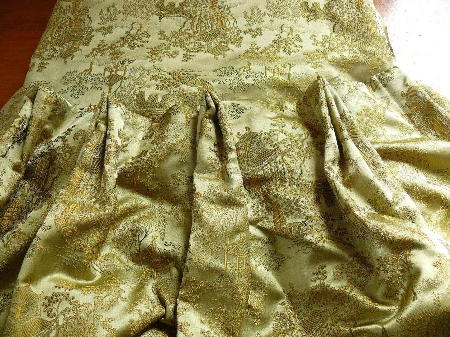 Custom Sewing &amp; Design---2 pillows custom made with Scalamandre Tipperary Check Celadon and Cream Plaid Check Silk Green White