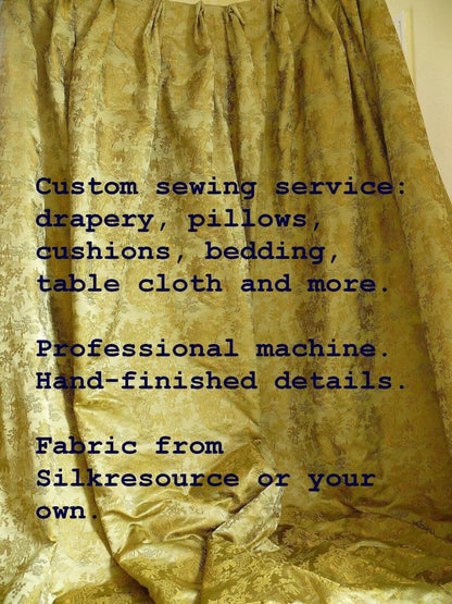 Sewing Only: Custom Sewing &amp; Design--- Drapery Panels With Lining