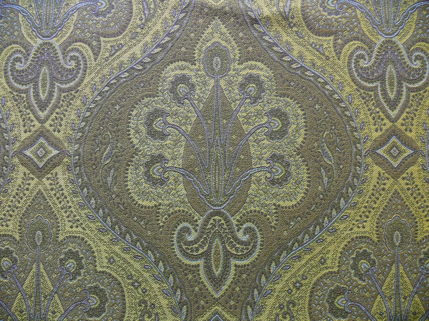 Bty Scalamandre Kismet Yellow Brown Intricate Wool Jacquard MSRP USD180/y