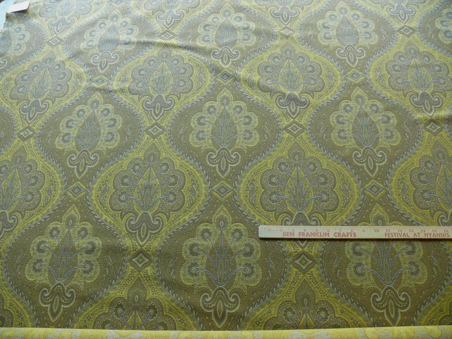 Bty Scalamandre Kismet Yellow Brown Intricate Wool Jacquard MSRP USD180/y