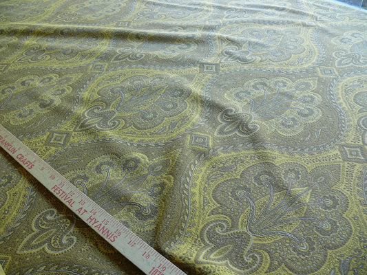 Bty Scalamandre Kismet Yellow Brown Intricate Wool Jacquard MSRP USD180/y