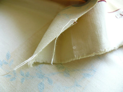 Travers Carnavalet Silky Linen Print Large Bouquet Pink Yellow Blue