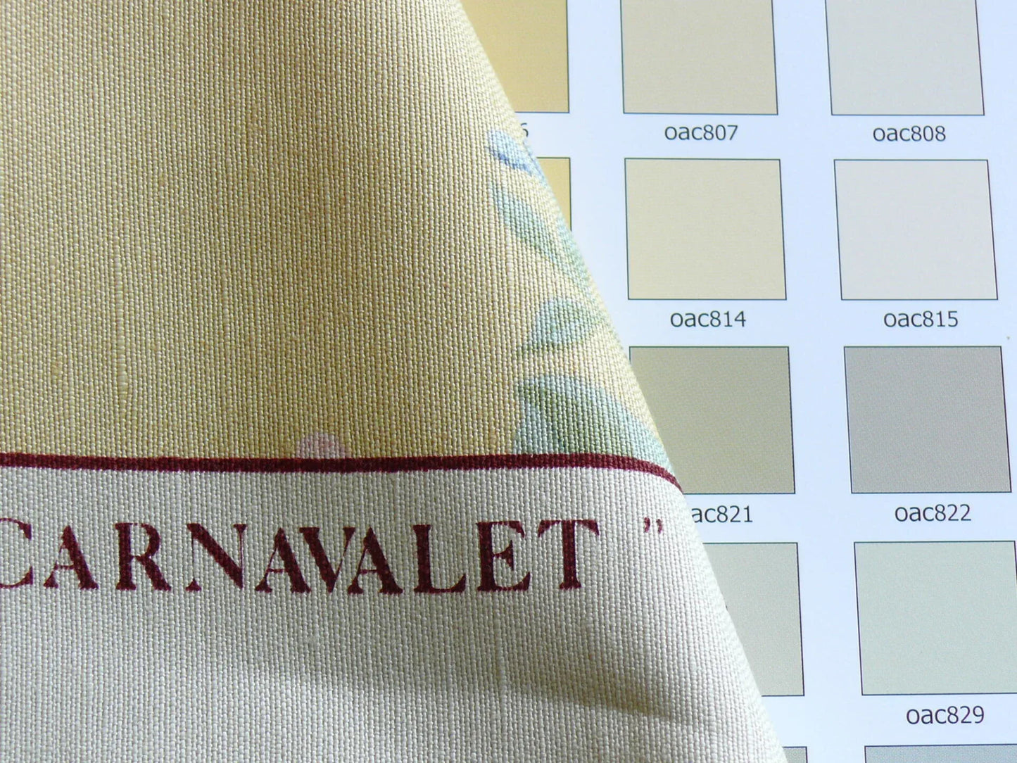 Travers Carnavalet Silky Linen Print Large Bouquet Pink Yellow Blue