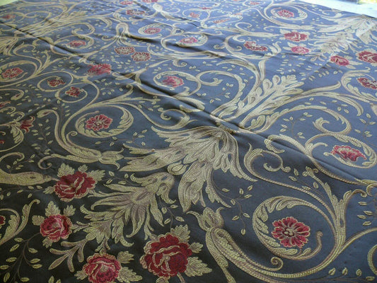 **On hold Coraggio Textile Donatello Red Rose Gold Flourishes Dark Brown 3y MSRP USD 538/Y