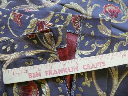 **On hold Coraggio Textile Donatello Red Rose Gold Flourishes Dark Brown 3y MSRP USD 538/Y