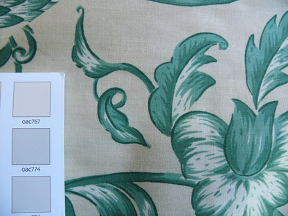 By yd Lee Jofa Dambura Print Monkey Griffin Lotus Green Deer Music Toile Cotton Chintz