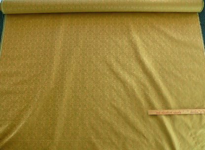 By Yd Scalamandre Fleur Renaissance Damask Willow Green Goldenrod Cotton MSRP USD 141/Y