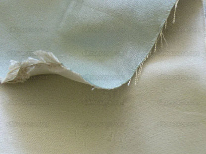 Clarence House Monceau 100% Silk Double-faced Duchess Satin Ivory &amp; Sky Blue