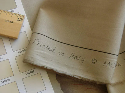 Clarence House Meiji Iris Print 27-colors On Natural Background Cotton Satin 27 Screens! Japanese