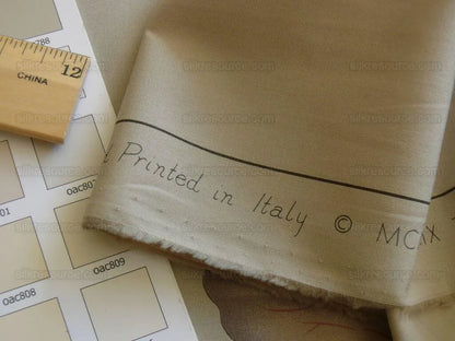 Clarence House Meiji Iris Print 27-colors On Natural Background Cotton Satin 27 Screens! Japanese